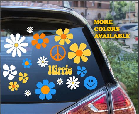 FREE delivery Thu, Jun 15 on 25 of items shipped by Amazon. . Hippie car decals